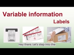 The application of thermal-sensitive label materials.