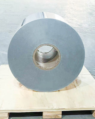 Light Silver BOPP Adhesive Jumbo Roll Paper 50μ Face Thickness Synthetic Glue