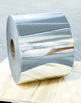 Transparent PET BOPP Adhesive Jumbo Roll Label 50μ Surface Thickness Glassine