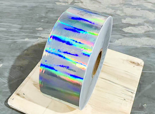 Wear Proof Holographic Self Adhesive Film  Roll  50u Surface Thickness