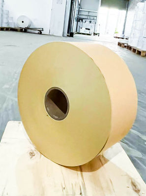 Kraft Paper Hot Glue Self Adhesive Label Materials 80g Surface Thickness