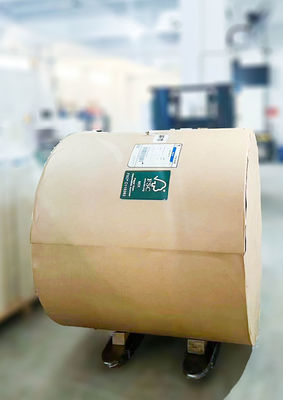 Kraft Paper Hot Glue Self Adhesive Label Materials 80g Surface Thickness