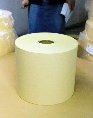 Kraft Paper Hot Glue Self Adhesive Label Materials 80g Surface Thickness
