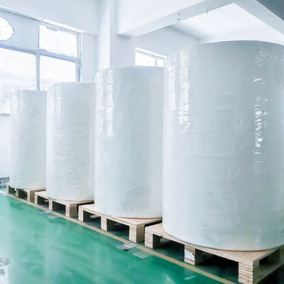 Scratch Resistant Thermal Paper Jumbo Roll High Viscosity Stong Sticky Back Type