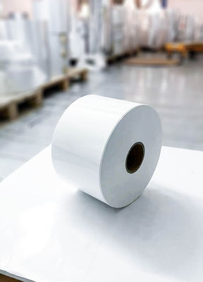 Waterproof Self Adhesive Sticker Paper Roll Labels Opal PET Surface Coating