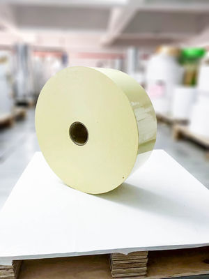Scratch Proof  Jumbo Roll Paper , Clear Water Resistant Labels 50u Surface Thickness