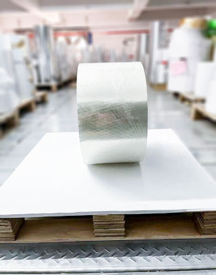Light White PET BOPP Adhesive Jumbo Roll Paper SGS Approval