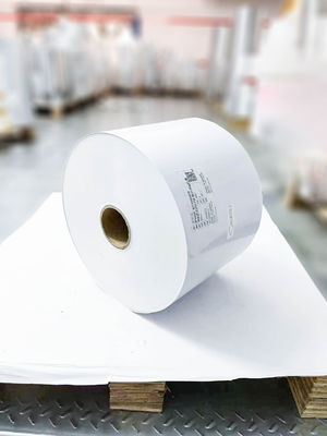 Clear Opal PET Self Adhesive Sticker Paper Roll Waterproof Oil Glue