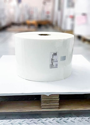 Self Adhesive Sticker Paper Roll  25 Transparent PET Movable adhesive 62 Glassine