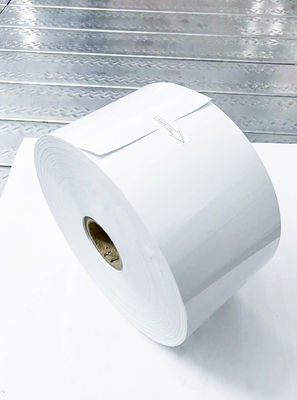 Self Adhesive Sticker Paper Roll  100 transparent PET Oil-based adhesive 80 Glassine