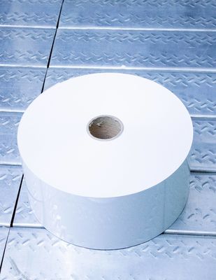 Movable Glue Thermal Label Sticker Roll , Ordinary Sticky Thermal Transfer Rolls
