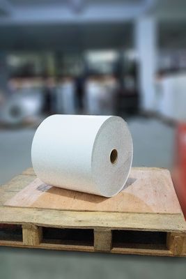 Removable Glue Plain Synthetic Label Material Sticker Roll  Normal Sticky