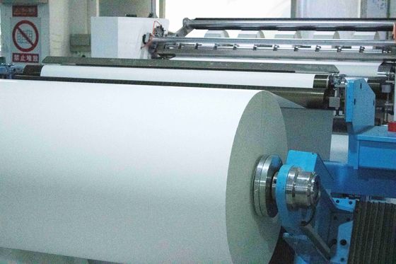 Hot Melt Glue Type Coated Paper Roll Label 250u Surface Thickness