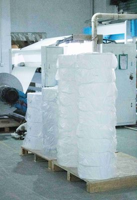 Hot Melt Glue Type Coated Paper Roll Label 250u Surface Thickness