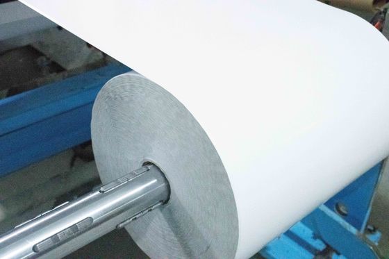 Clear PET Oil Glue Adhesive Coated Paper Roll Adhesive 80u surface Thickness