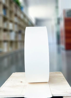 White Thermal Jumbo Printing Paper Roll 90g Paper Thickness Scratch Resistant
