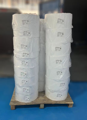 Anti Scratch Clear Thermal Label Rolls , Wear Resistant Glossy Label Paper