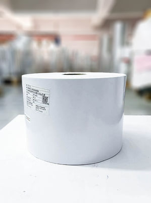 Ordinary Sticky  Printed Thermal Paper Rolls  Glossy Paper Oil Glue