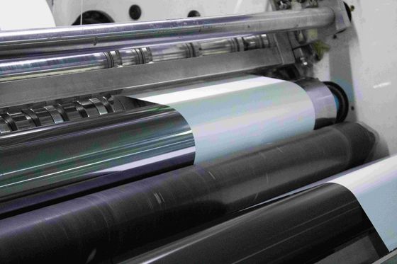 Jumbo Thermal Printing Paper Roll , Self Adhesive  Glossy Paper Roll