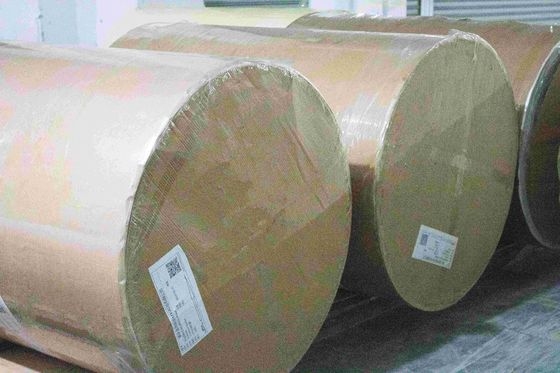 Release Liner Kraft  Jumbo Printing Paper Roll 80u Surface Thickness Paper Cell Type