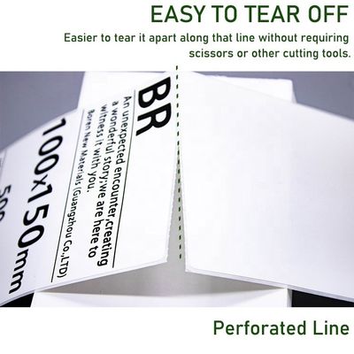 100x150 Size Logistics and Express Sheet 50*37*24mm Box Gauge for Packaging Labels