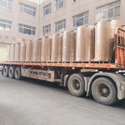 80g Coated Paper Label Material for High Peel Strength 20min and 70±5% Liner Thickness