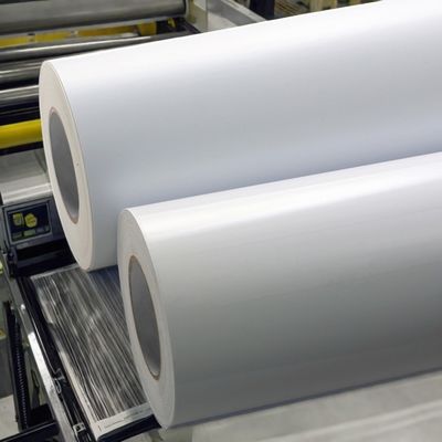 80g Coated Paper Label with Viscosity Permanent Acrylic Adhesive and White Glassine Paper