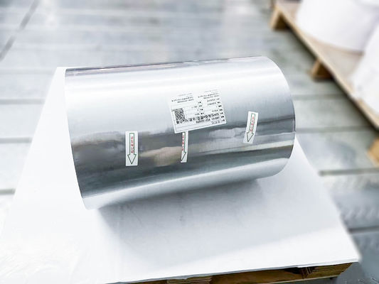 Good price Blank Waterproof BOPP Adhesive Jumbo Roll Labels 75μ Face Thickness  Oil Glue online