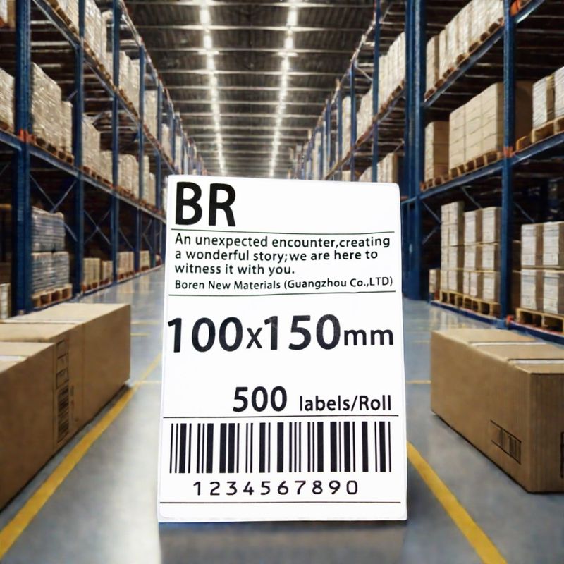 100x150 Size Logistics and Express Sheet 50*37*24mm Box Gauge for Packaging Labels