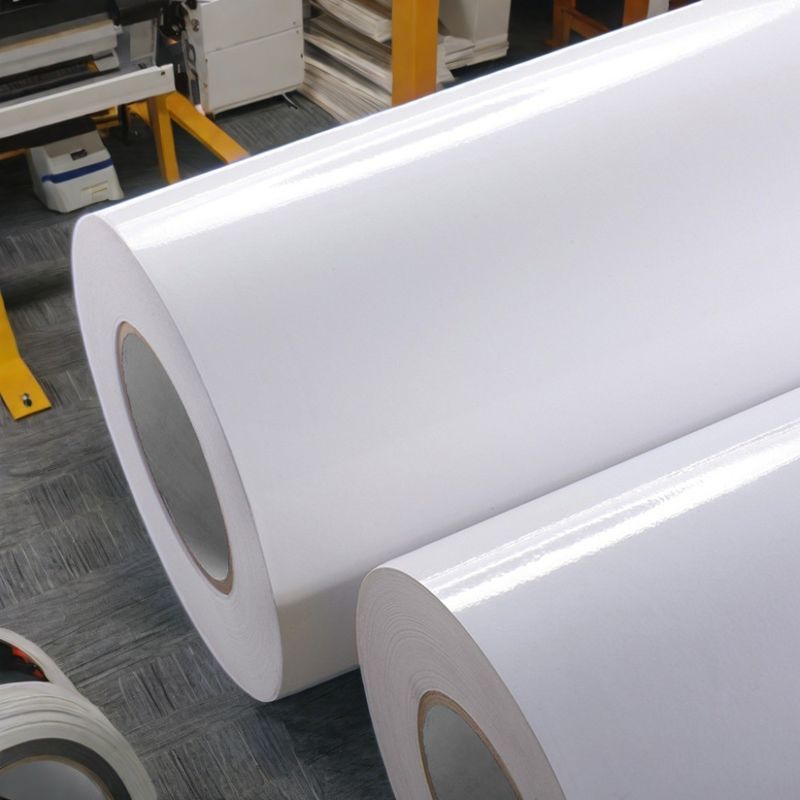 80g Coated Paper Label Material for High Peel Strength 20min and 70±5% Liner Thickness