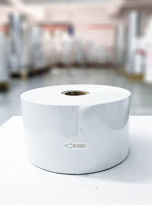 Good price Transparent PET Self Adhesive Sticker Paper Roll Oil Glue PVC Label Material online