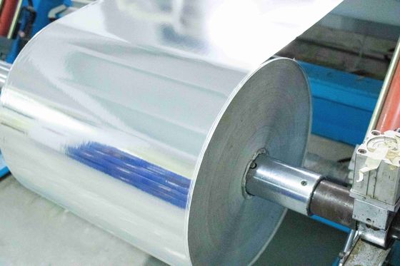 Good price Brushed Silver PET  Self Adhesive Label Materials Roll 100u Surface Thickness online