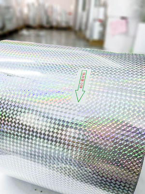 Good price Acrylic Glue Self Adhesive Holographic Film Sticker Matte Silver PET Normal Sticky online