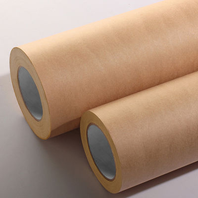 Good price No Printing Self Adhesive Kraft Paper Roll Water Activated Adhesive Abrasion Resistant 80g online