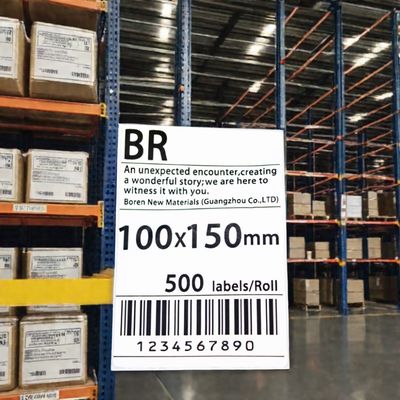 Good price Industrial Logistics Express Paper 100x150 Size Logistics Sheet for Packaging Labels online